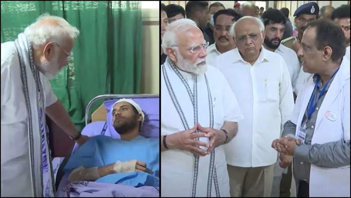 अहमदाबाद विमान हादसे में जिंदा बचा जो आदमी, उससे PM मोदी ने की मुलाकात… घायल मेडिकल छात्रों से भी मिले: क्रैश पर DGCA ने एअर इंडिया CEO को किया समन, मिल गया है ड्रीमलाइनर का ब्लैक बॉक्स