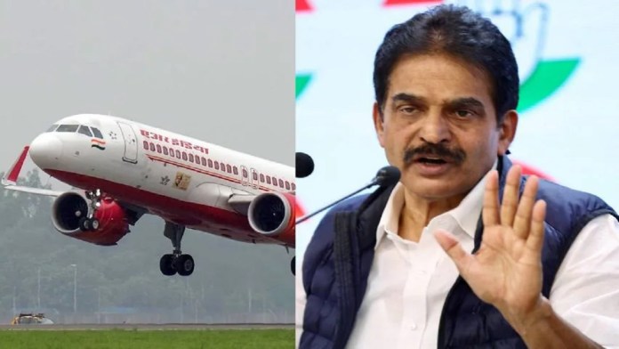 ‘रनवे पर था विमान, उस पर ही पायलट उतार रहा था हवाई जहाज’: कॉन्ग्रेस MP केसी वेणुगोपाल के दावे को एयर इंडिया ने बताया झूठ, BJP बोली- इन्हें नो फ्लाई लिस्ट में डालो