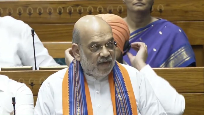 जेल से अब नहीं चलेगी सरकार, संविधान संशोधन बिल पेश करते हुए गृहमंत्री अमित शाह ने बोला हमला: कहा- कभी राजनीति खत्म करने वाले लोग अब लालू यादव के साथ कर रहे मंच साझा