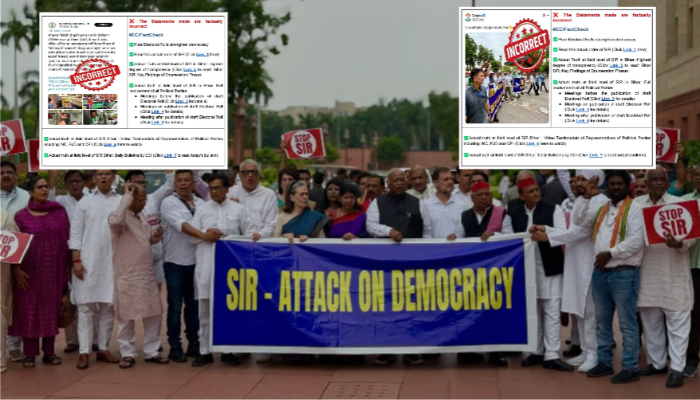Congress, RJD BLAs in Bihar working with ECI bust lies of their party leaders over SIR drive