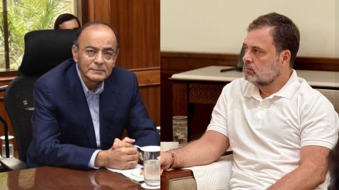 जो दुनिया में नहीं, उन अरुण जेटली पर भी झूठे आरोप लगाने से नहीं चूके राहुल गाँधी: कहा – कृषि कानून के लिए मुझे धमकाया था, बेटे रोहन लगाई क्लास