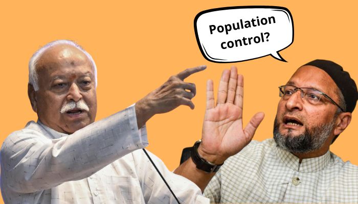 ‘Feminist’ Asaduddin Owaisi ends up exposing himself while targeting Mohan Bhagwat on population issue