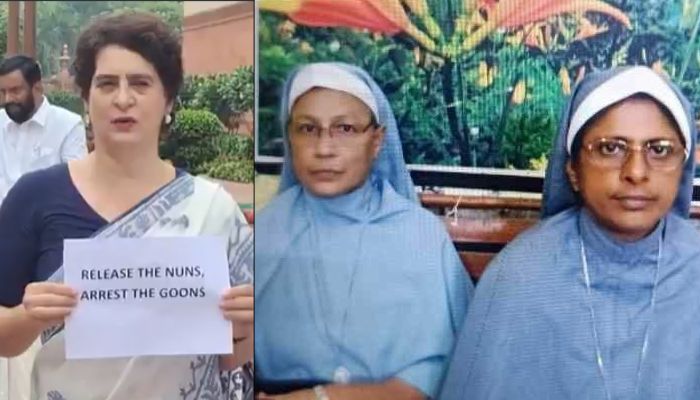 Victim takes U-turn after Rahul Gandhi and Priyanka Gandhi blame Bajrang Dal and absolve accused of trafficking and forced conversion
