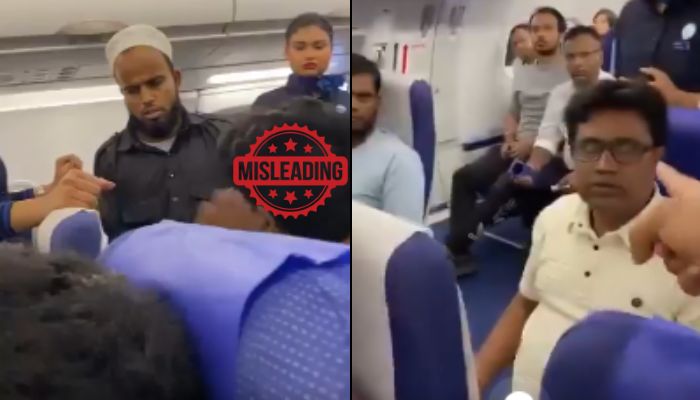 Hafijul slaps Hossain onboard flight, leftists and Islamists falsely blame Hindus and peddle ‘Muslim victimhood’ narrative