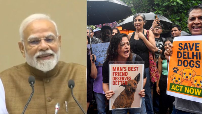 PM मोदी का डॉग लवर्स को संदेश, गाय जानवर नहीं माता है