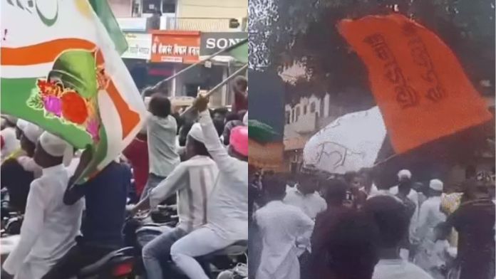 कॉन्ग्रेस नेता की अगुवाई में सागर में निकला जुलूस, लगे ‘सर तन से जुदा’ के नारे: खंडवा में भगवा ध्वज पर लिखा ‘इस्लाम जिंदाबाद’, ईद मिलाद पर MP में पाकिस्तानी फौज के गाने