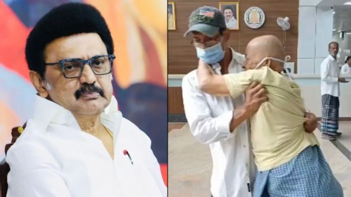 2 घंटों तक व्हीलचेयर नहीं मिली, कोयंबटूर में बुजुर्ग पिता को फर्श पर घसीटकर ले गया मजबूर बेटा: काम की जगह चेहरा चमकाने में जुटे हैं तमिलनाडु के CM स्टालिन