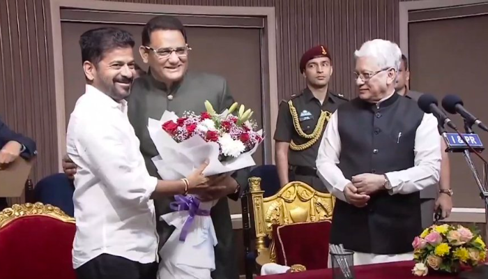 Azharuddin of match-fixing saga takes oath as minister in Congress govt