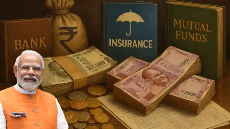 पीएम मोदी की ₹78000 करोड़ अनक्लेम मनी वापस लेने की जनता से अपील