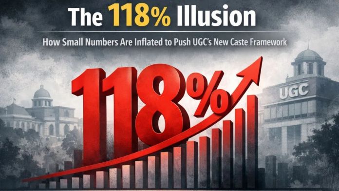विश्वविद्यालयों में 118% बढ़ा जातिगत भेदभाव: जानें- UGC के आँकड़ों से कैसे खेल कर रहे वामपंथी