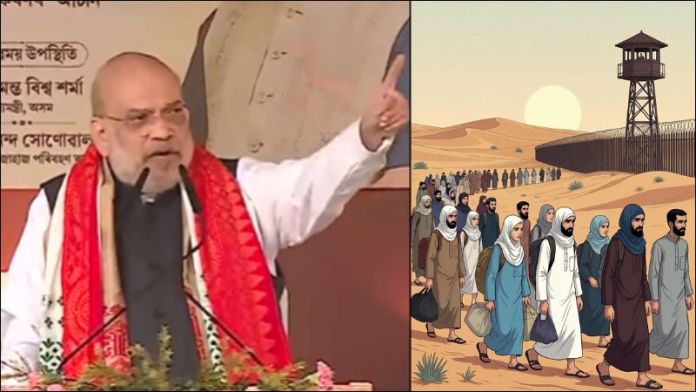 ‘असम में घुसपैठ रोकना सिर्फ BJP के बस की बात…’: अमित शाह ने कॉन्ग्रेस पर दागा 64 लाख घुसपैठियों का आरोप, कहा- बदली गई 7 सीमाई जिलों की डेमोग्राफी