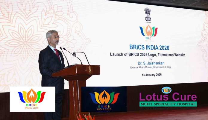 No, Centre did not copy the BRICS 2026 logo from a hospital’s logo as claimed by Congress supporters, here is the truth