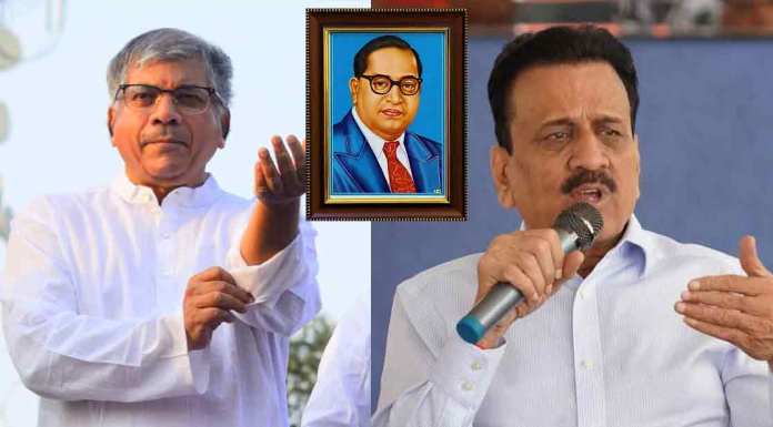 VBA president Prakash Ambedkar threatens FIR against Maharashtra minister Girish Mahajan under SC/ST Atrocity Act for not mentioning BR Ambedkar in Republic Day speech